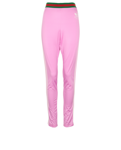 Gucci X Adidas Side-Stripe Trousers, £250, Clothing, Pink, Elastane/Polyester (Polymer), Front view