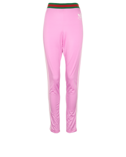 Gucci X Adidas Side-Stripe Trousers, Poly/Elastane, Pink, Sz XL, 3*