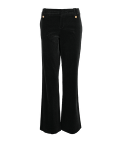 Gucci Velvet Trousers, Cotton, Black, Sz M, 2* Trousers