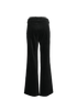 Gucci Velvet Trousers, &pound;80, Clothing, Black, Cotton, Back view
