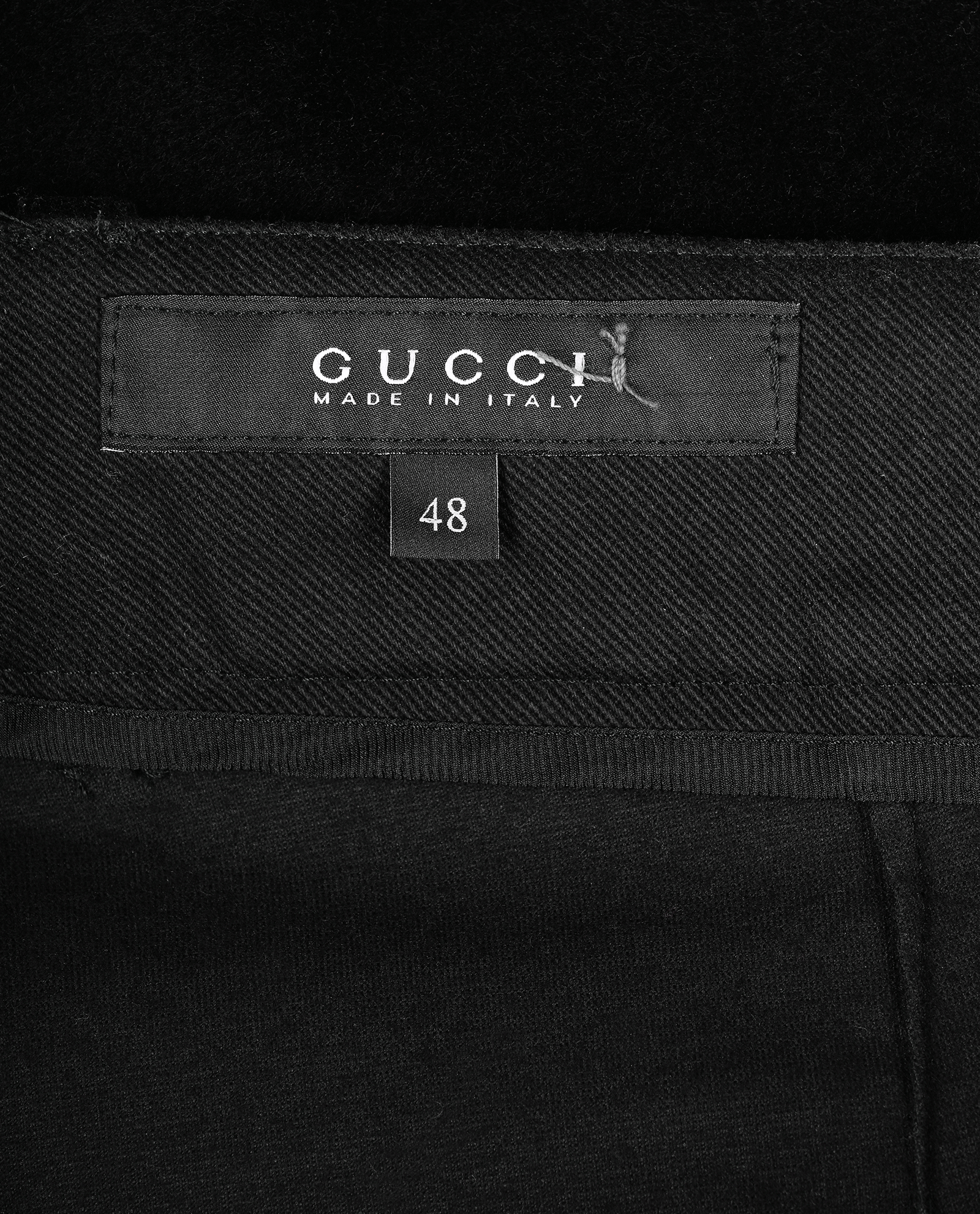 Gucci Velvet Trousers, &pound;80, Clothing, Black, Cotton, Other view