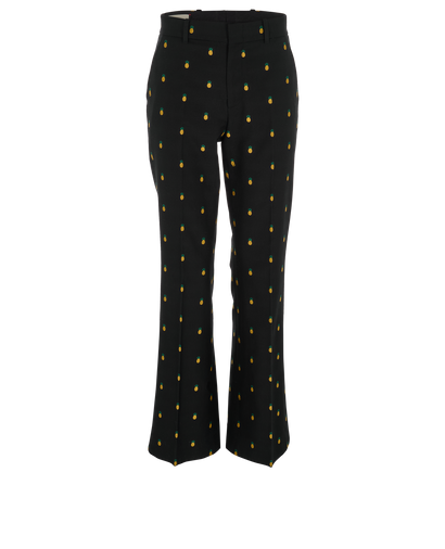 Gucci Pineapple Wide Leg Trousers, front view