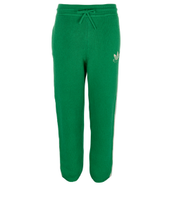 Gucci x Adidas Logo Stripes Sweatpants, Mens, Wool, Green, Sz L, 3*