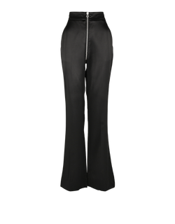 Gucci Zipper Detail Trousers, Viscose, Black, UK8, 2*