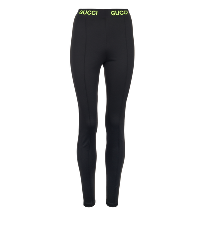 Gucci Logo Print Leggings, front view