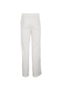 Gucci Side Zip Trousers, &pound;175, Clothing, White, Polyester, Back view