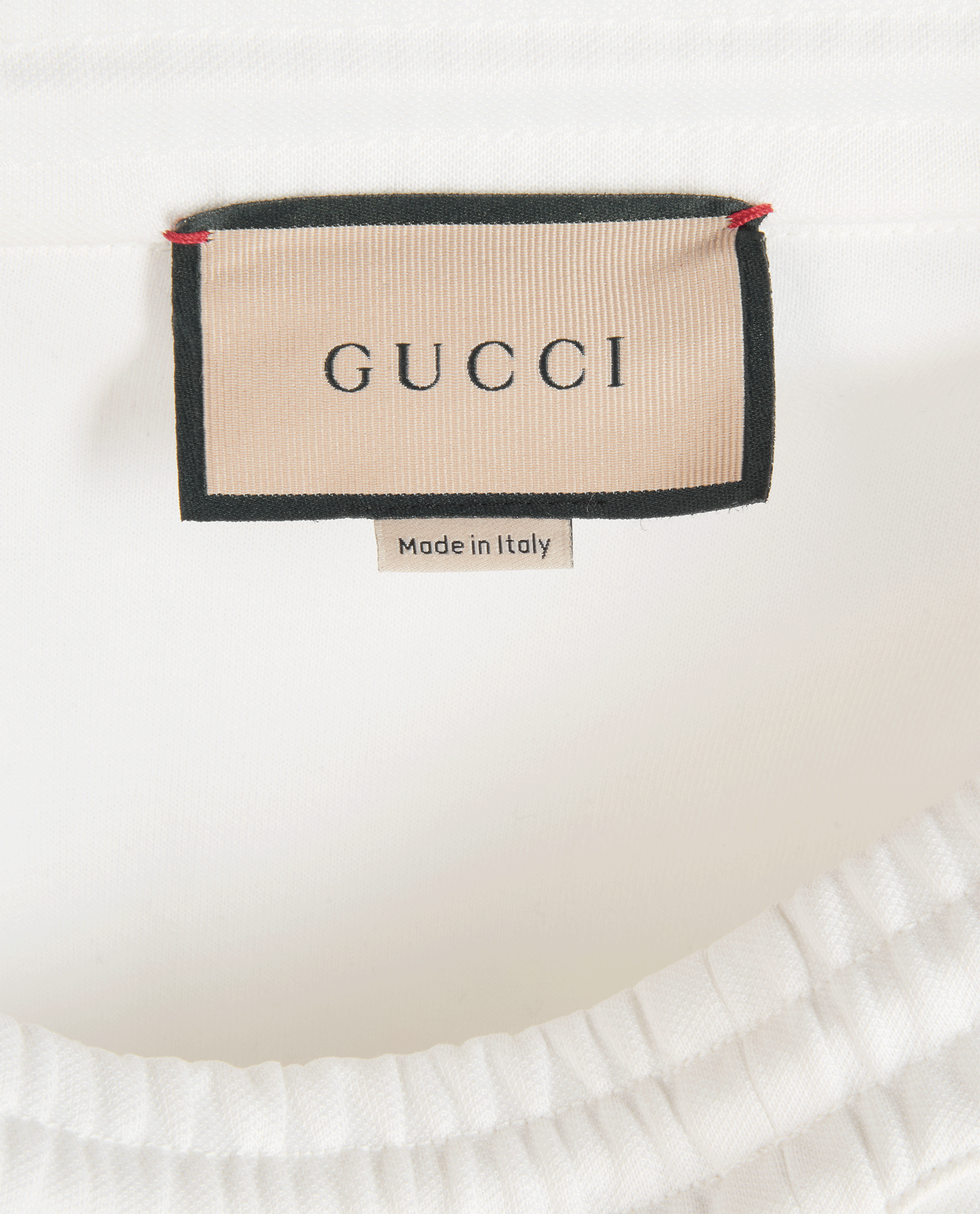 Gucci Side Zip Trousers, &pound;175, Clothing, White, Polyester, Other view