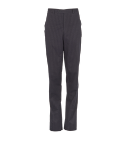 Hermes Striped Trousers, Cotton/Poly, Mens, Cotton/Poly, Navy, Sz 2XL, 3*