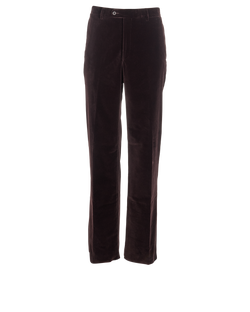 Hermes Velvet Boston Trousers, Mens, Cotton, Brown, Sz XXL, 3*