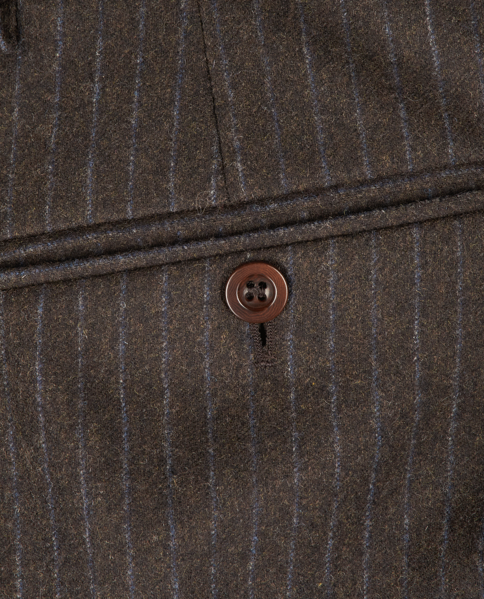 Hermes Striped Trousers, &pound;175, Clothing, Brown, Cashmere/Wool, Other view