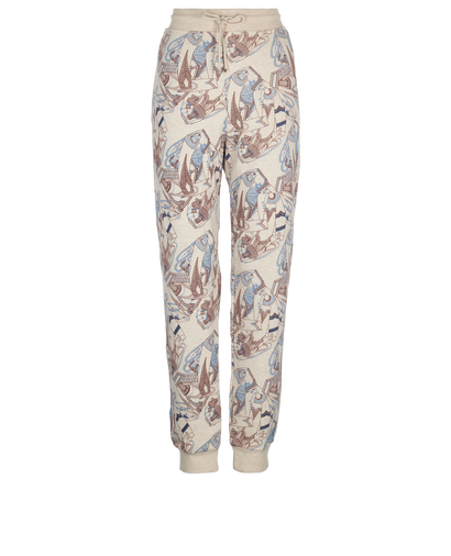 Hermes Printed Joggers, front view