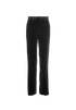 Hermes Straight Leg Trousers, £220, Clothing, Black, Cotton, Front view