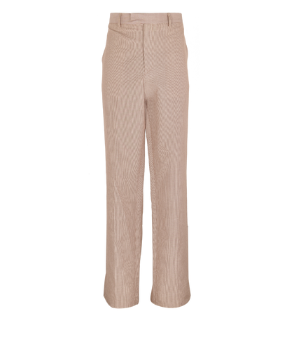 Hermes Striped Trousers, &pound;190, Clothing, Brown, Cotton/Lace (Cotton), Front view