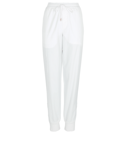Hermes Zip Detail Joggers, &pound;190, Clothing, White, Cotton, Front view