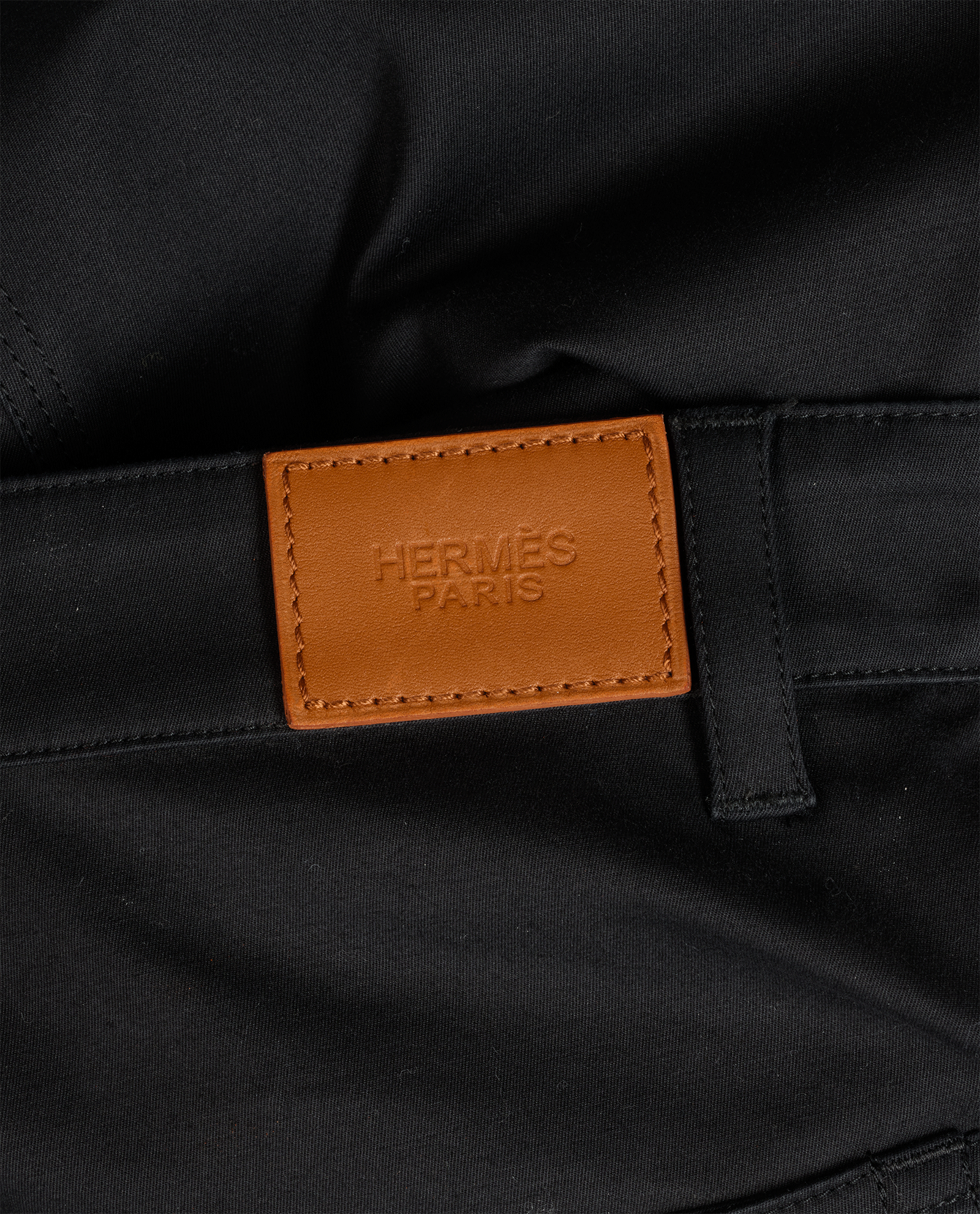 Hermes Straight Leg Trousers, &pound;95, Clothing, Black, Cotton, Other view