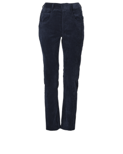 Isabel Marant Trousers,Corduroy,Navy Blue,UK4,3*