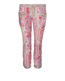 Isabel Marant Denim Trousers, Cotton, Pink, 10, 3*, 2013
