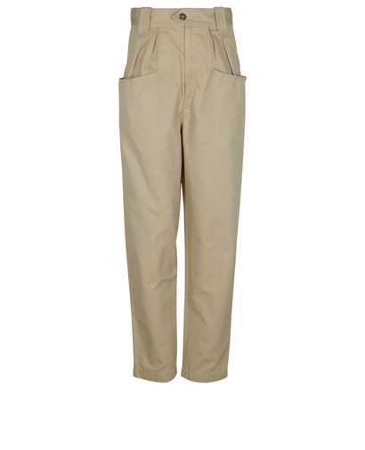 Isabel Marant Etoile Pulcina Gaberdine Trousers, front view