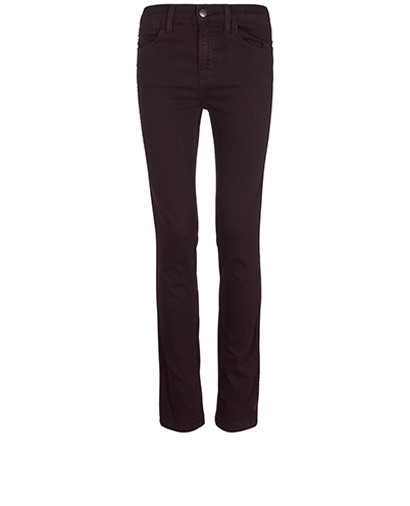 J Brand Burgundy Jeans, front view