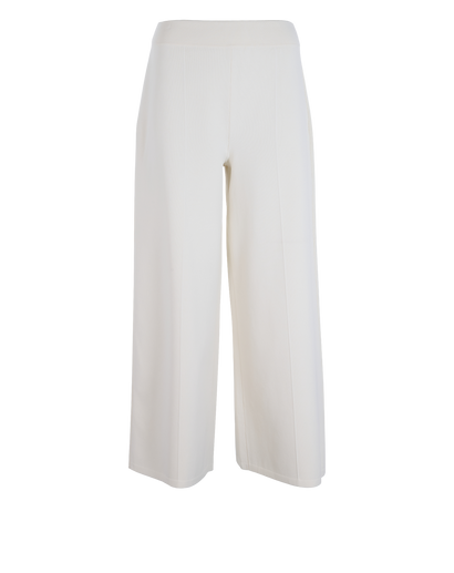 Joseph Knit Stretch Culottes, &pound;70, Clothing, Cream, Viscose, Front view