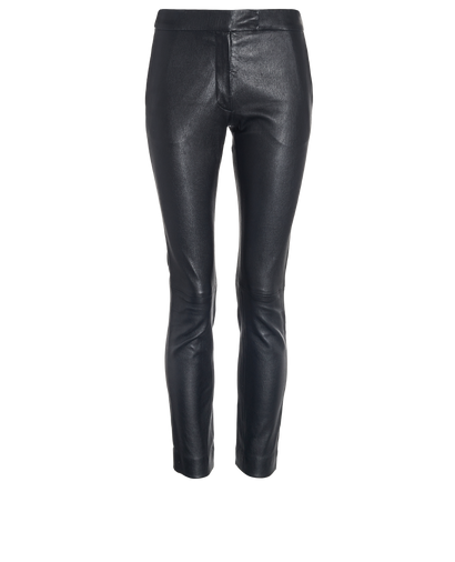 Joseph Leather Skinny Trousers, front view