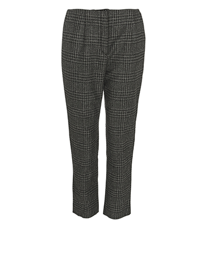 Lanvin Checked Ankle Peg Trousers, front view