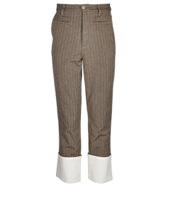 Loewe X Mackintosh Striped Trousers, Mens, Mohair, Brown, Sz XS, 3*