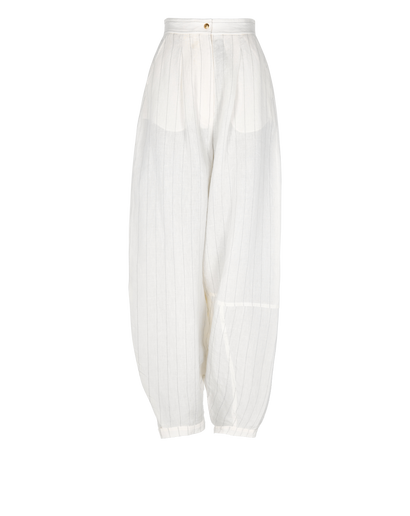 Loewe Striped Balloon Trousers, front view