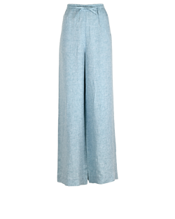 Loro Piana Trousers, Linen, Blue, UK8, 3*