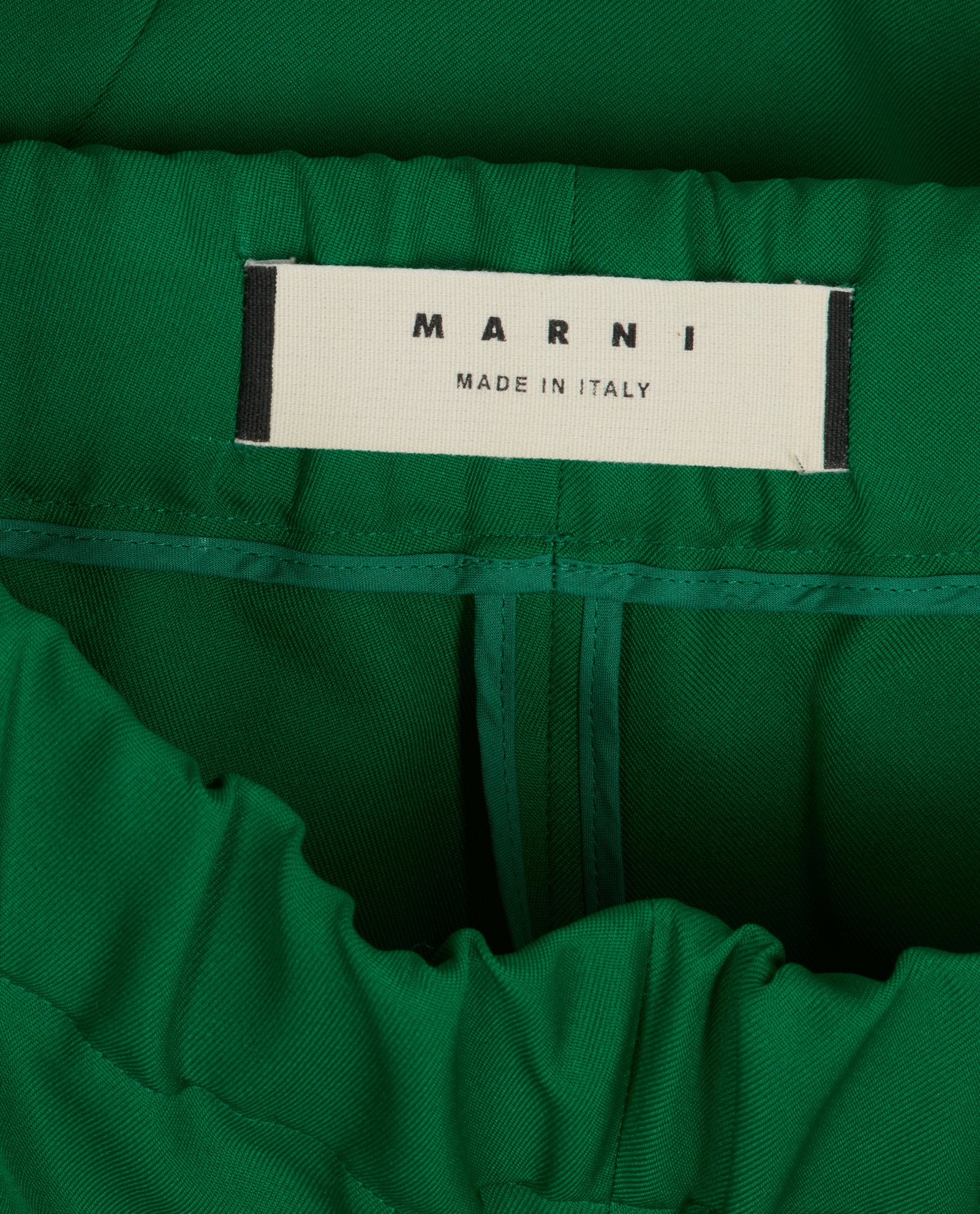 Marni Straight Leg Trouser, &pound;80, Clothing, Green, Polyester, Other view