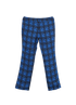 Marni Check Print Trousers, &pound;90, Clothing, Black/Blue, Viscose, Back view