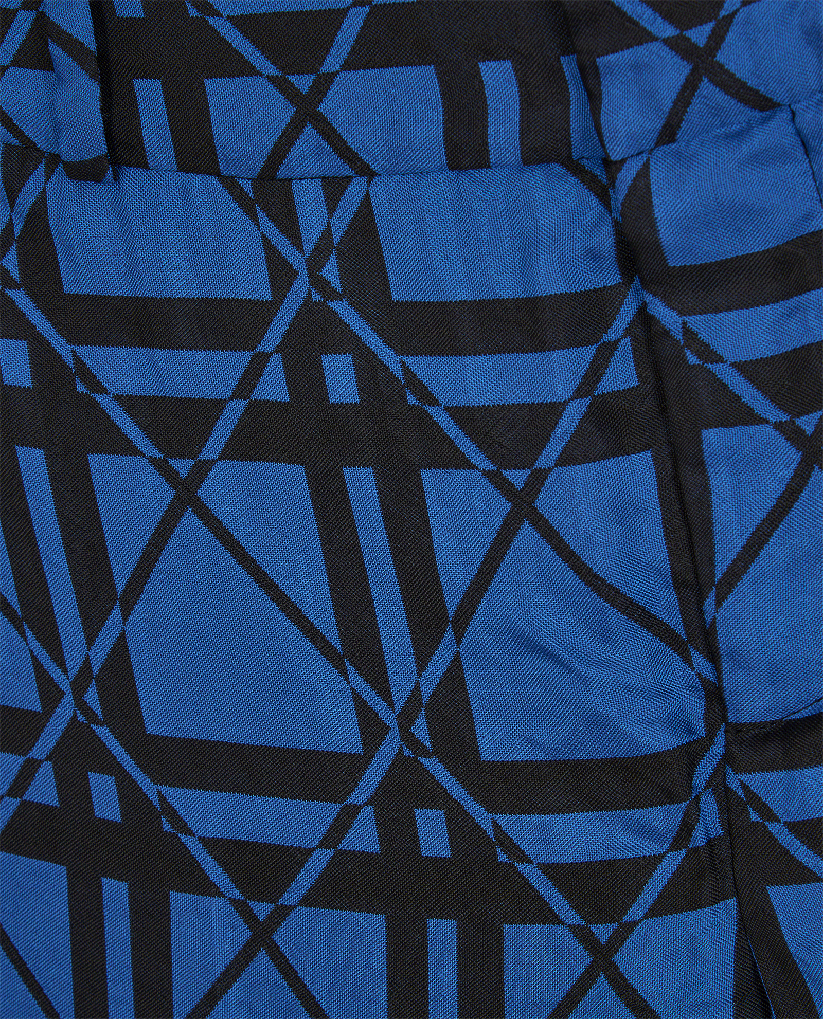 Marni Check Print Trousers, &pound;90, Clothing, Black/Blue, Viscose, Other view