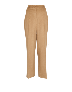 Max Mara Wide-Leg Trousers, Camel, Tan, UK 12, 3*