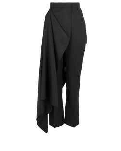 Alexander McQueen Skirt Trousers, Wool, Black, UK8, 4*