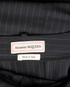 Alexander McQueen Metallic Pinstripe Flared Trousers, &pound;195, Clothing, Black, Wool, Other view