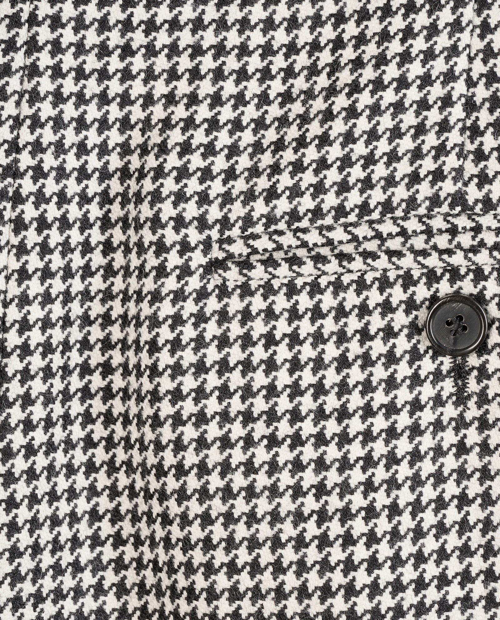 Alexander McQueen Houndstooth High Waist Trousers, &pound;150, Clothing, Black/White, Wool, Other view
