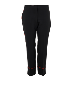 Alexander McQueen Straight Trousers, Wool, Black, UK8, 2*
