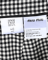 Miu Miu High Rise Capri Trousers, £150, Clothing, Black/White, Wool, Other view