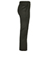 Mulberry Cropped Trousers, side view