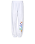 Off-White Rainbow Logo Sweatpants. Cotton, front view