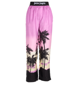 Palm Angels Sunset Pyjama Pants, Viscose, Pink, UK6, 3*