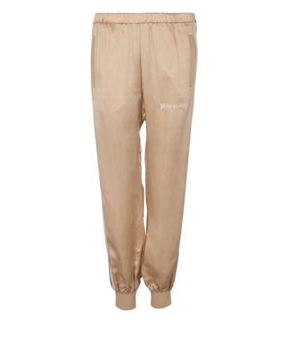Palm Angels Satin Luxury Track Pants, &pound;150, Clothing, Gold, Satin, Front view