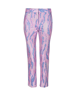 Phillip Lim Jacquard Trousers, Polyester, Pink, UK XS