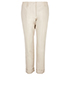 Prada Cropped Sheen Trousers, front view