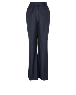 Prada Suit Trousers, Wool, Blue, Uk10, 3*