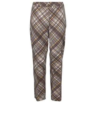 Prada Checked Trousers, front view