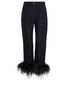 Prada Feather Trim Jeans, front view