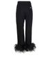 Prada Feather Trim Jeans, back view