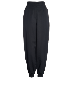 Prada Cuffed Trousers, Cotton, Black, MII, Sz 10, 2*