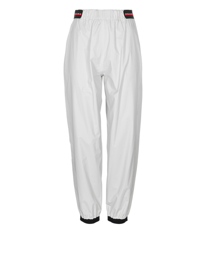 Prada Light Re-Nylon Wide Leg Trousers, front view